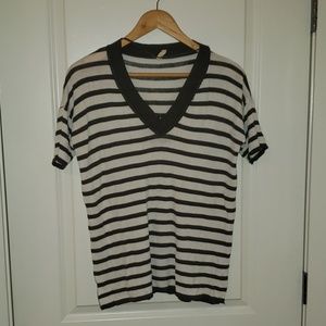 White & Gray Stripes